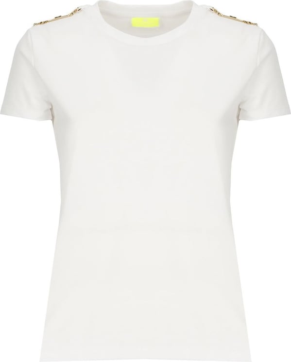 Elisabetta Franchi T-shirts And Polos White Neutraal