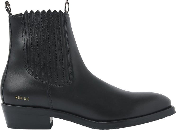 Nubikk Neve Boot | Black Boots for Men Zwart