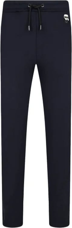 Karl Lagerfeld Karl Lagerfeld Cotton Logo Sweatpants Blauw