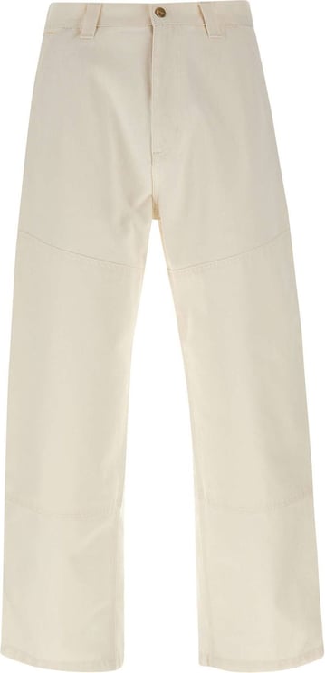 Carhartt Wip Wide Panel Off-white Trousers White Wit