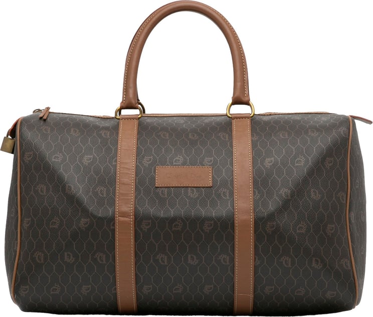 Dior Honeycomb Travel Bag Bruin