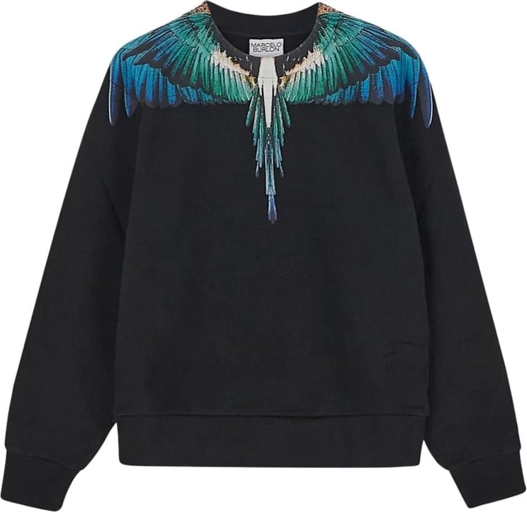 Marcelo Burlon Icon Wings Sweatshirt Zwart