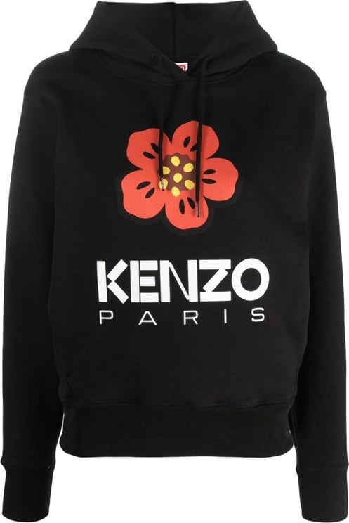 Kenzo Logo Classic Hoodie Zwart