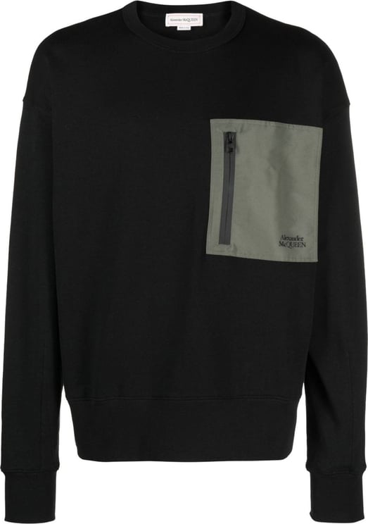 Alexander McQueen Sweaters Black Zwart