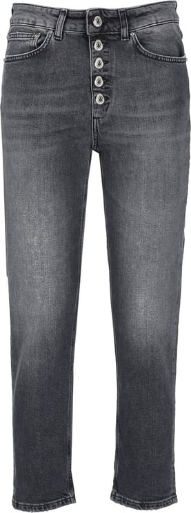 Dondup Jeans Grey Grey Zwart
