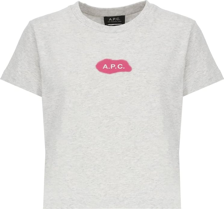 A.P.C. T-shirts And Polos Grey Grey Zwart