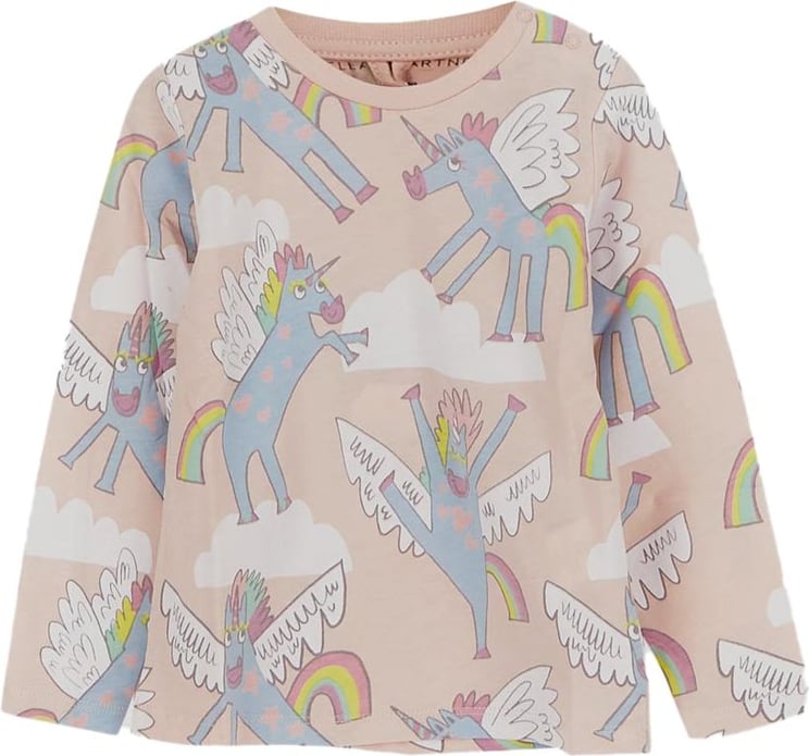 Stella McCartney Unicorns T-shirt Roze