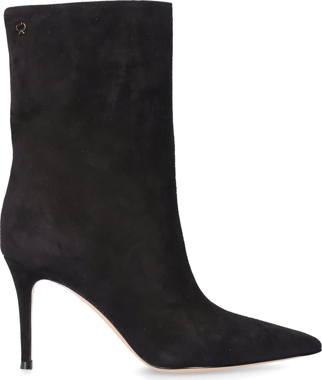 Gianvito Rossi Classic Ankle Boots Reus Suede Gizeh Zwart