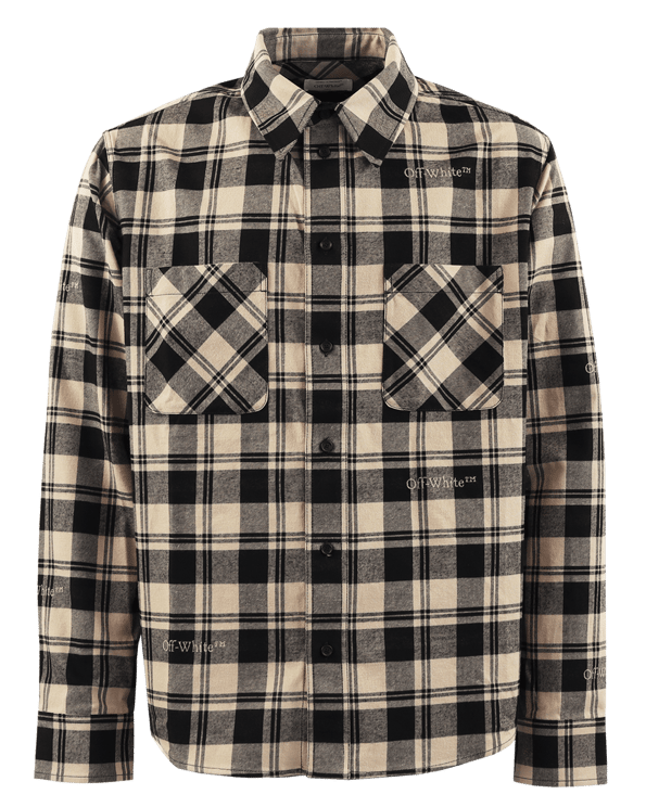 OFF-WHITE Check Flann Shirt