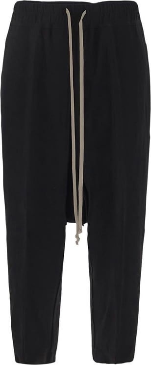 Rick Owens Luxor Drawstring Cropped Trousers Zwart
