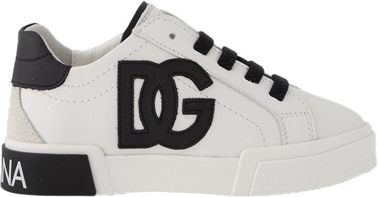 Dolce & Gabbana Dolce & Gabbana DA5181 AN571 kindersneakers wit/zwart Wit