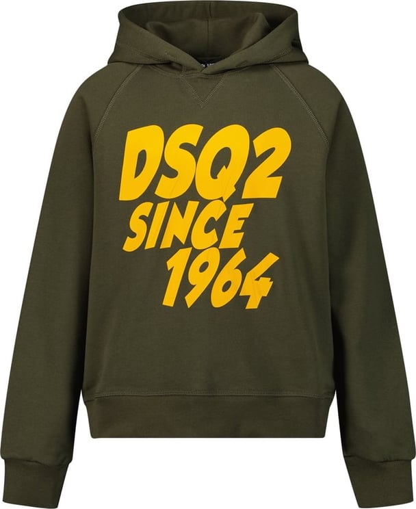 Dsquared2 Dsquared2 DQ1954 kindertrui army Groen