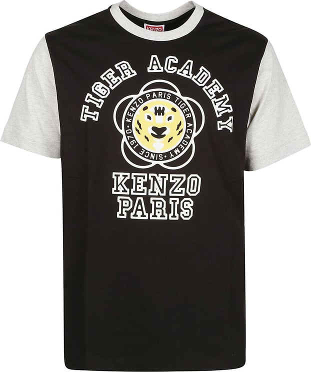 Kenzo Tiger Academy Classic T-shirt Black Zwart