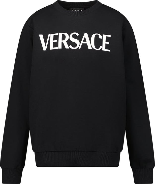 Versace Versace 1000132 1A08437 kindertrui zwart Zwart