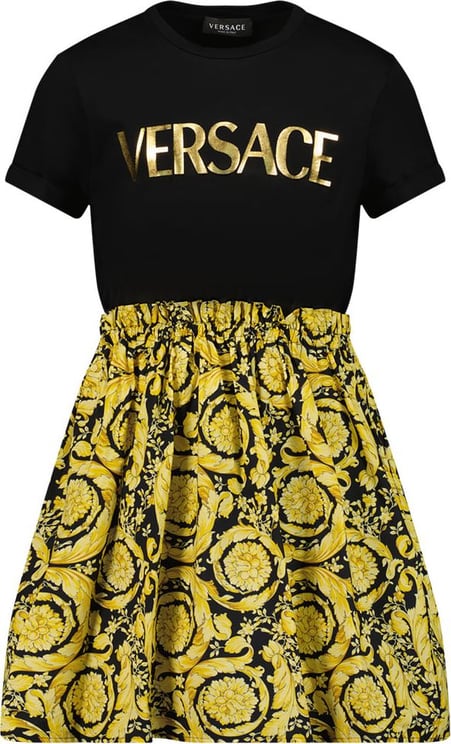 Versace Versace 1000327 1A04782 kinderjurk zwart/goud Zwart