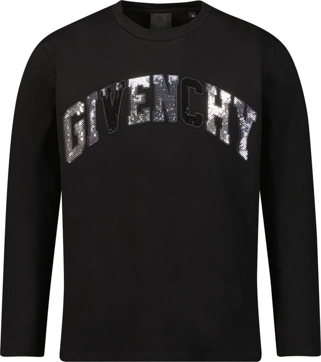 Givenchy Givenchy H15340 kinder t-shirt zwart Zwart