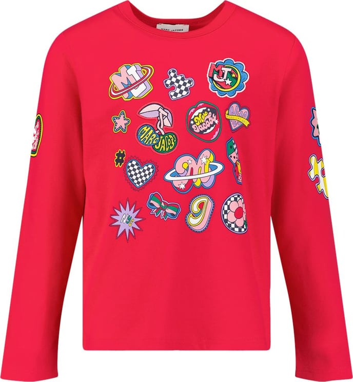 Marc Jacobs Marc Jacobs W15677 kinder t-shirt fuchsia Roze