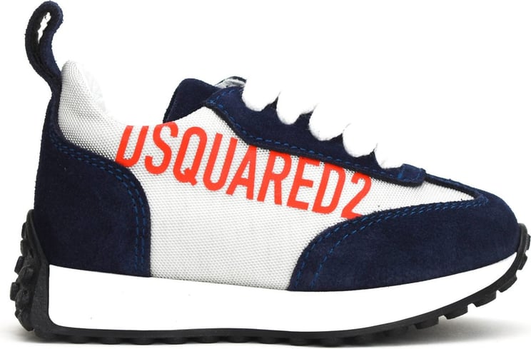 Dsquared2 Runner sneaker blauw-rood Blauw