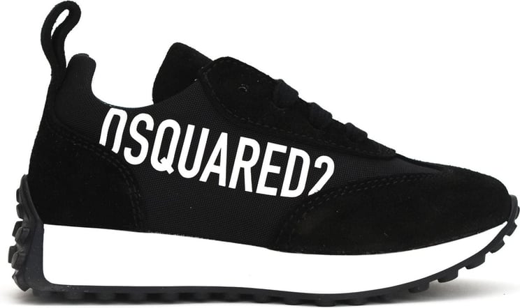 Dsquared2 Runner sneaker zwart-wit Zwart
