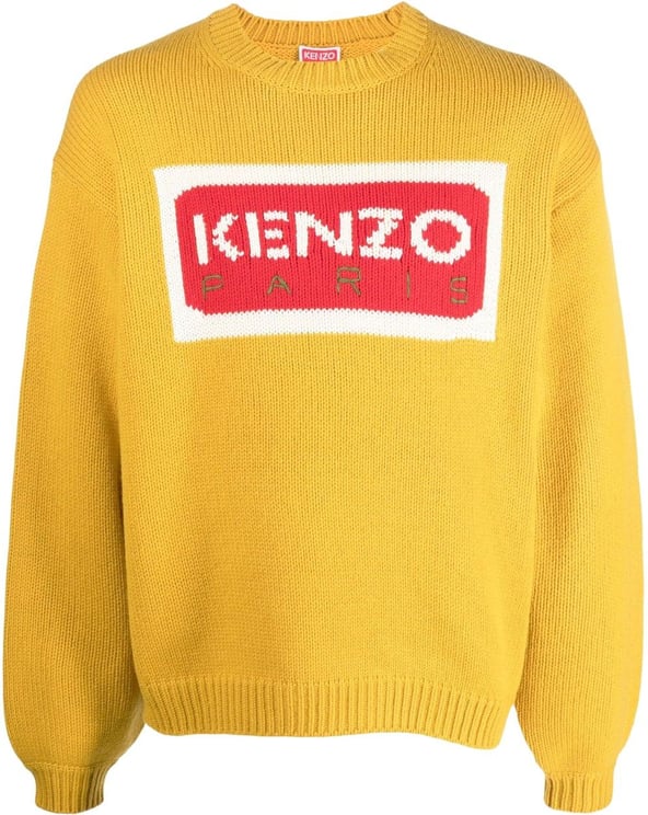 Kenzo Tricolor Knitwear Geel