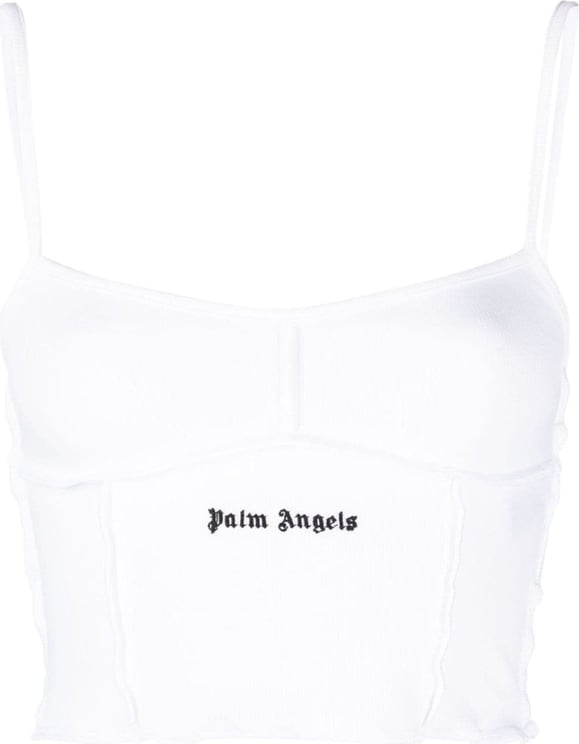 Palm Angels Top White Wit