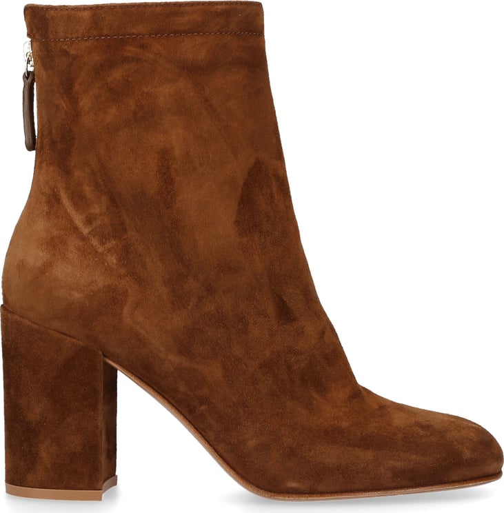 Gianvito Rossi Classic Ankle Boots G Suede Turks Bruin