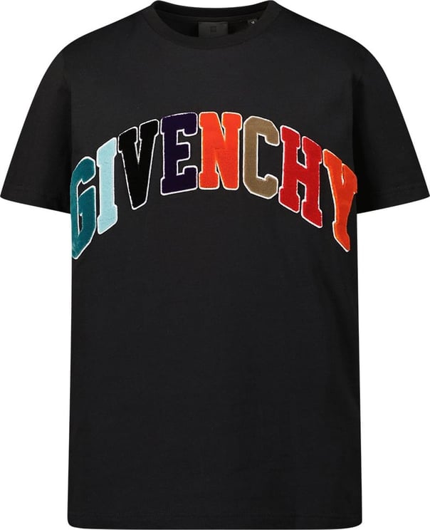 Givenchy Givenchy H25455 kinder t-shirt zwart Zwart