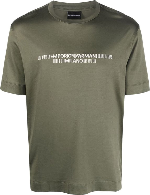 Emporio Armani T-shirts And Polos Green Groen
