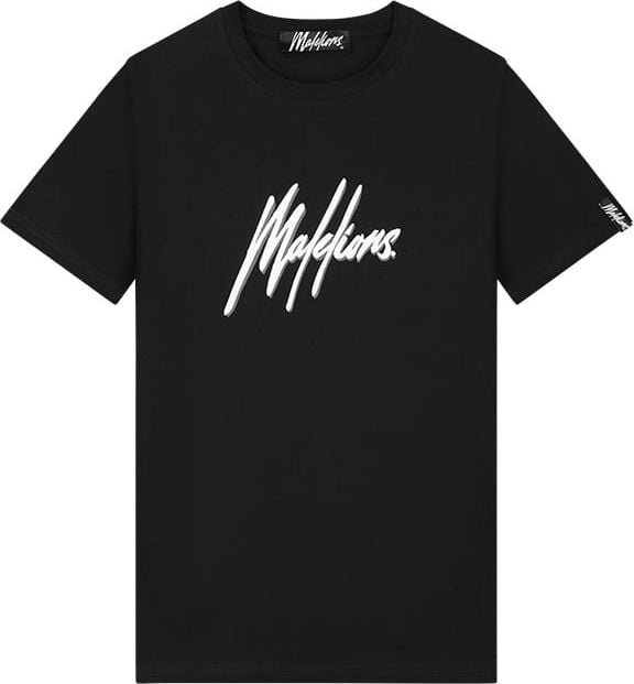 Malelions Men Duo Essentials T-shirt - Black Zwart