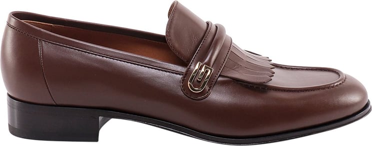 Gucci Leather loafer with mirrored G Zwart