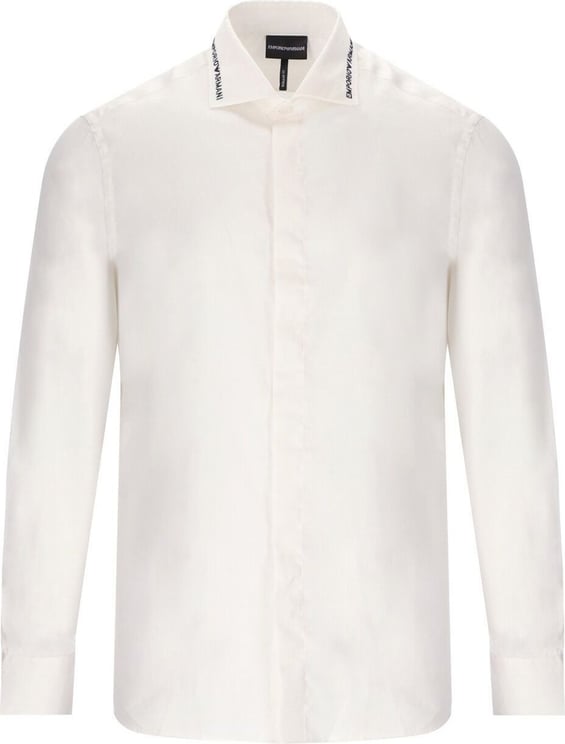 Emporio Armani White Shirt With Logo White Wit