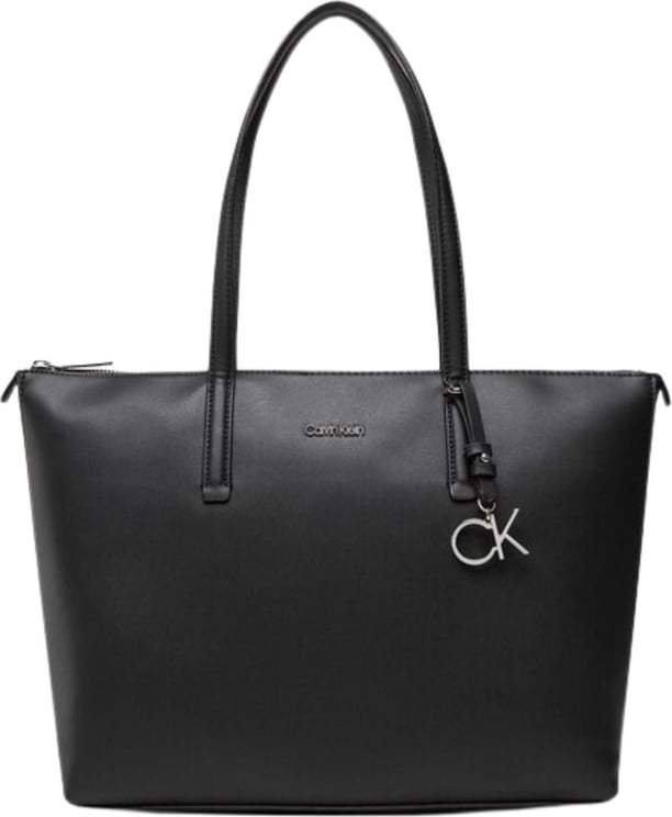Calvin Klein Borsa donna shopper CK Must in ecopelle Zwart