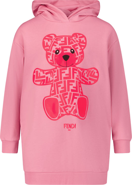 Fendi Fendi JFB625 5V0 kinderjurk roze Roze