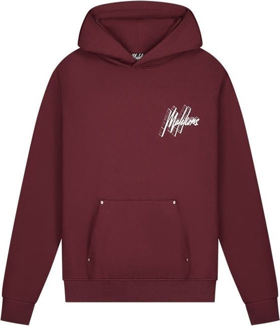 Malelions Oversized Graphic Hoodie - rood Rood