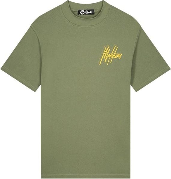 Malelions Oversized Graphic T-Shirt - Gree Groen