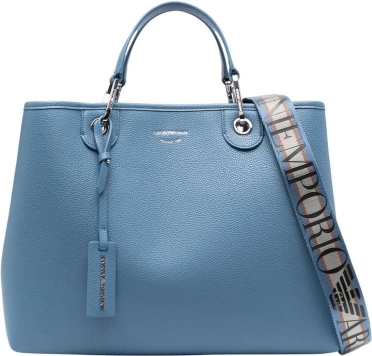 Emporio Armani Capsule Bags Blue Blauw
