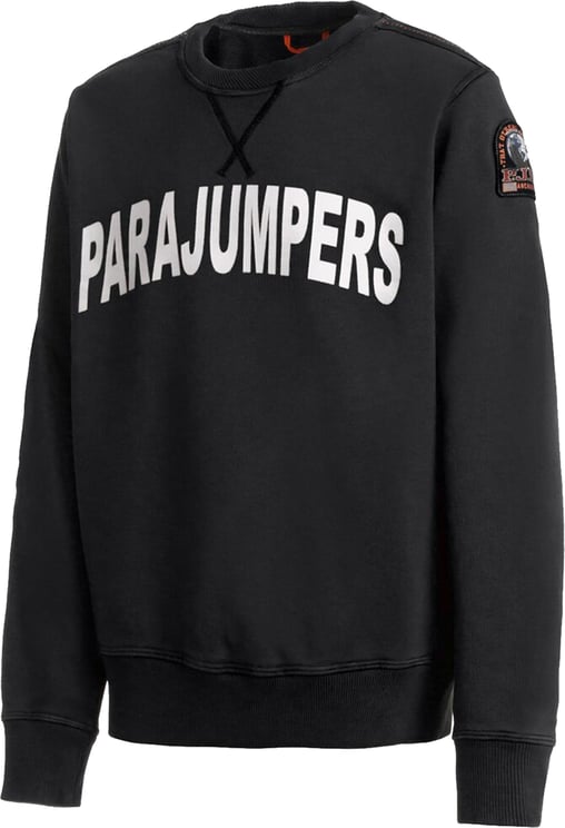 Parajumpers Caleb Graphic Fleece Sweater Zwart