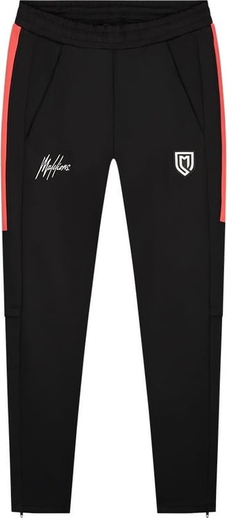 Malelions Sport Fielder Trackpants - Black/Re Zwart
