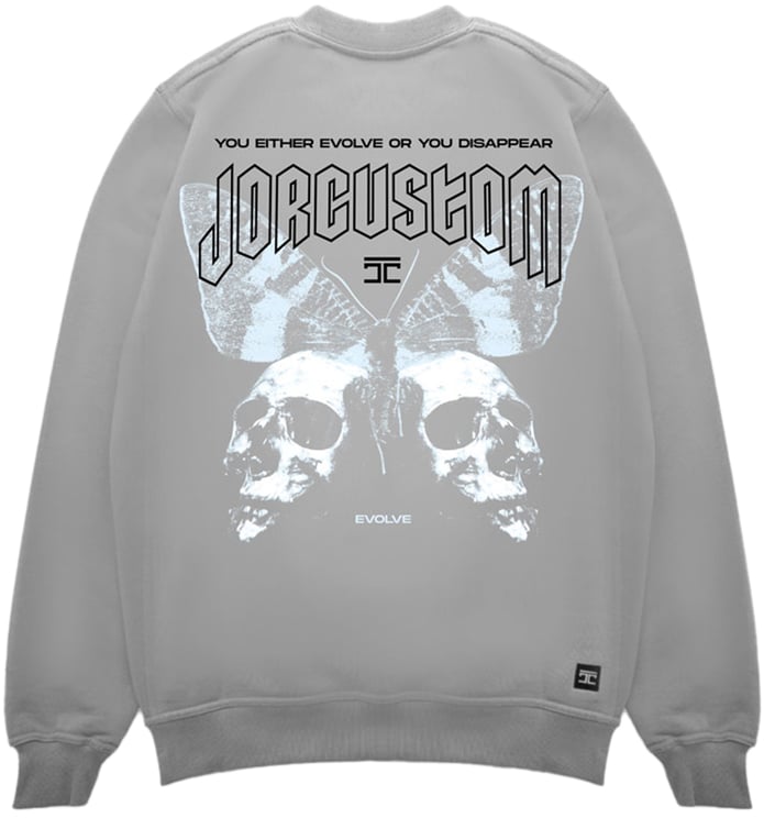 JORCUSTOM Evolve Sweater Grey Zwart