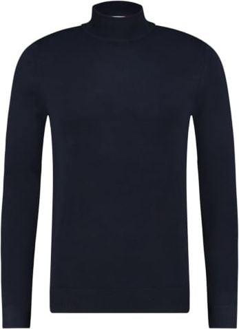 Purewhite Essential Knit Mockneck Heren Blauw Blauw