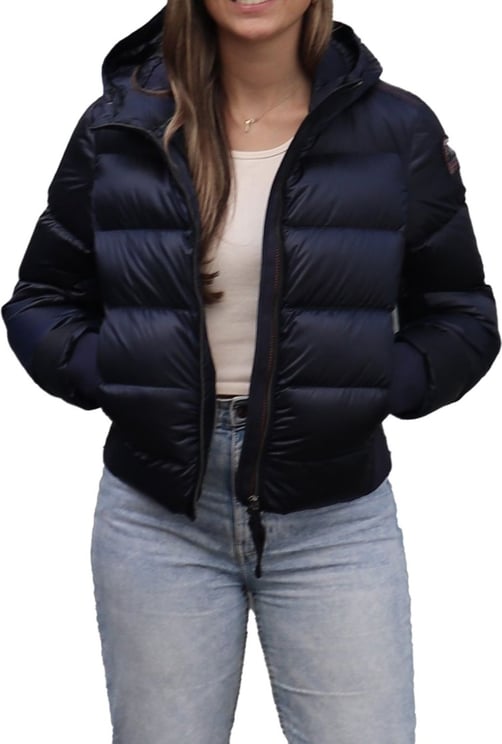 Parajumpers Mariah Hooded Bomber Navy Blauw