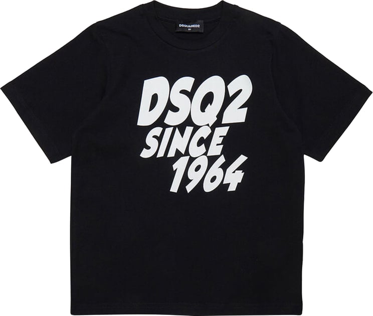 Dsquared2 Slouch Fit Maglietta T-Shirt Zwart