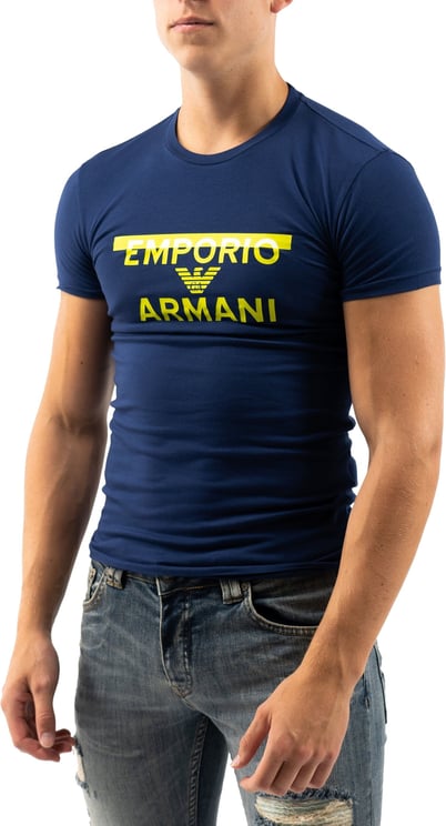 Emporio Armani T-Shirt Blauw