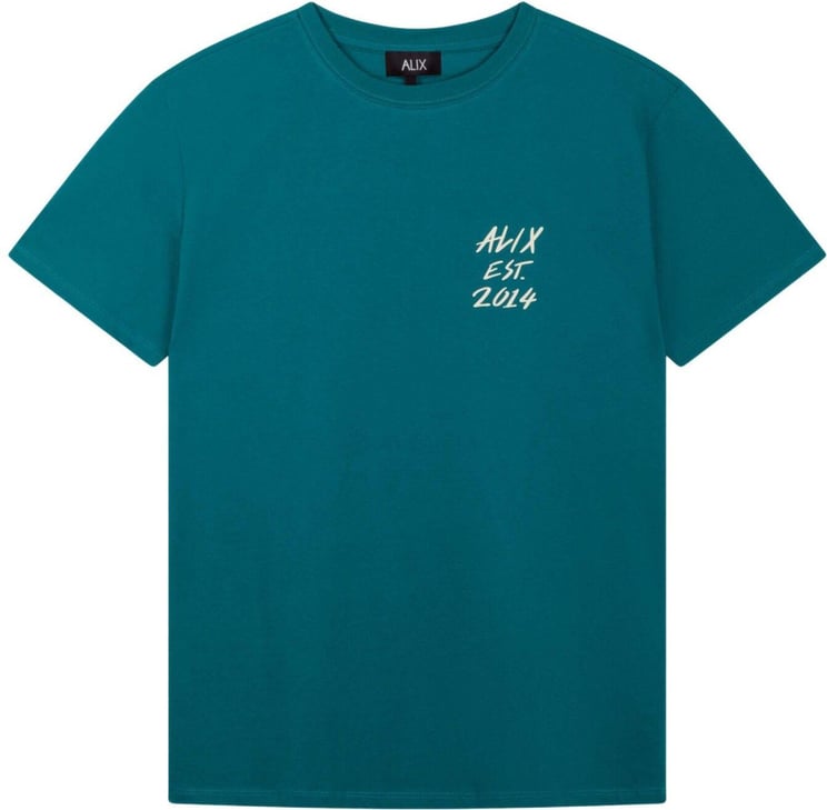 ALIX T-shirt Petrol Groen