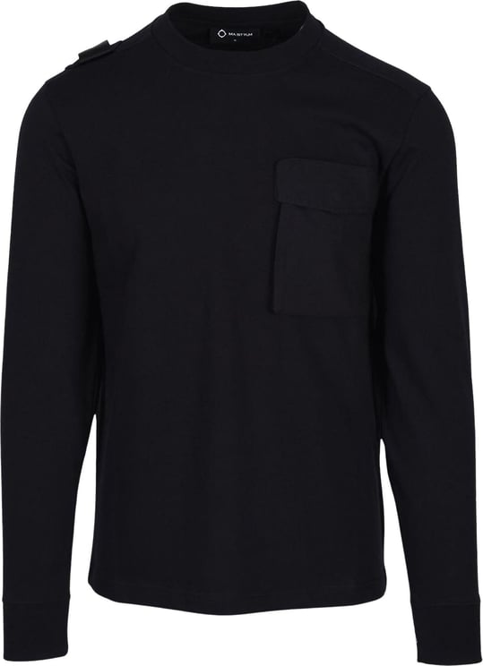Ma.Strum Cargo Pocket Shirt Zwart Zwart