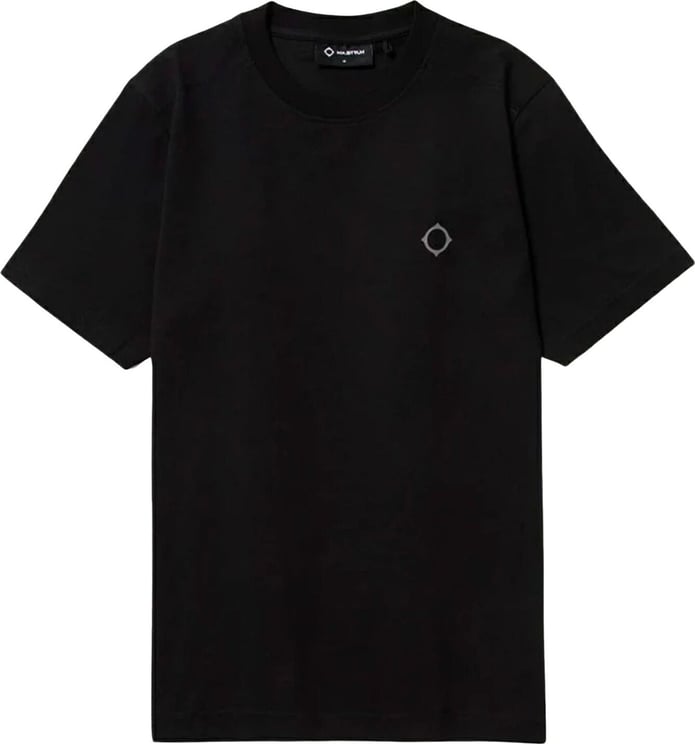 Ma.Strum Logo T-shirt Zwart Zwart