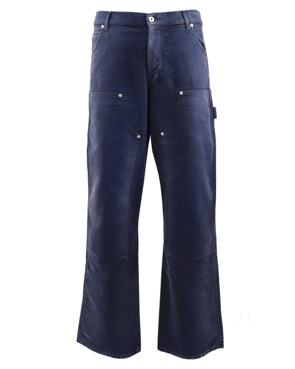 Heron Preston Trousers Blue Blauw