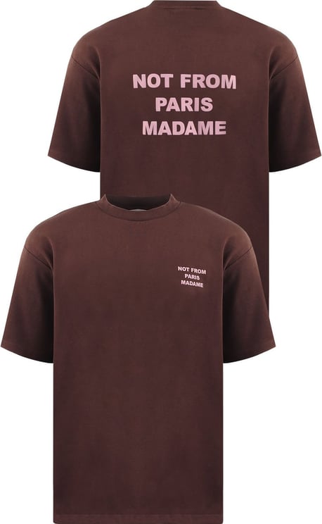 Drôle de Monsieur Le T-Shirt Slogan Rood