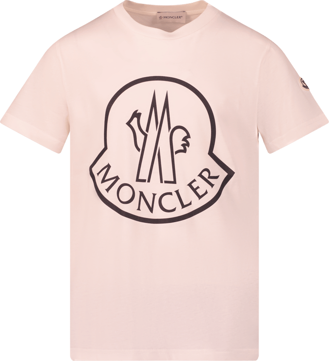 Moncler Moncler 8C00020 83907 kinder t-shirt wit Wit