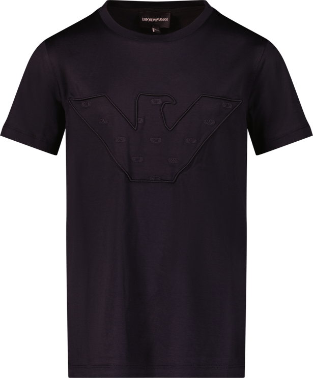 EA7 Armani 6R4T78 kinder t-shirt navy Blauw